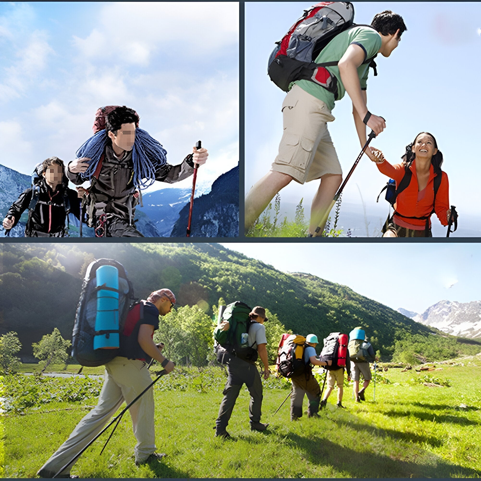 AltoPeak TrekPole | Faltbar & Höhenverstellbar | Aluminium | Outdoor-Stabilität