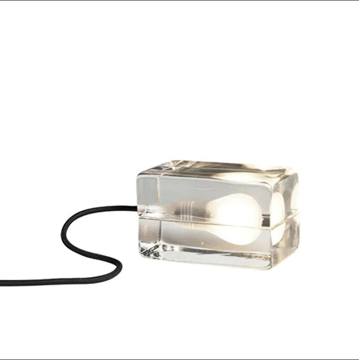Lumiére Cube Lampe | Glasdesign | Blendfrei & Modern | LED Tischlicht