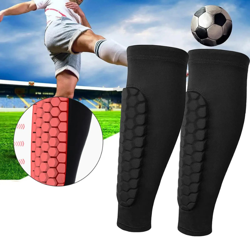 Prolio ShinGuard | Flexibler Schienbeinschutz | Stoßdämpfend & Atmungsaktiv | Ultraleicht & Waschbar