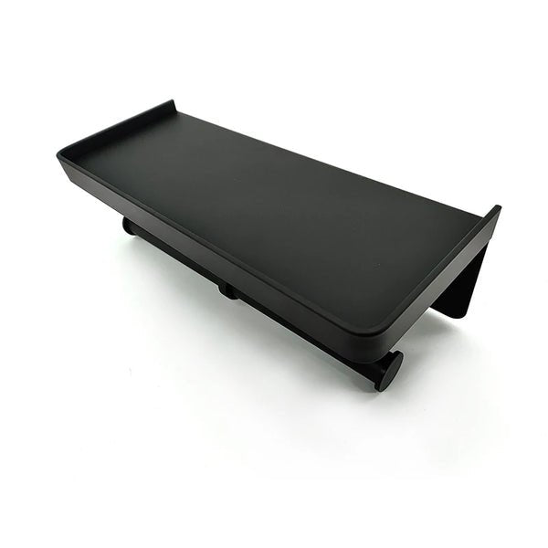 Sanoro Toilettenrollenhalter | Mit Ablage | Rostfreies Aluminium | Modern & Platzsparend