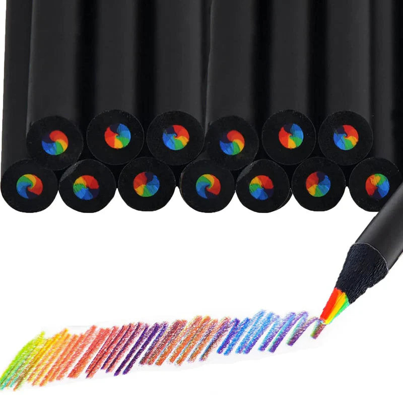 ColorWhirl (12er set) - Regenbogenfarben mit nur einem Stift