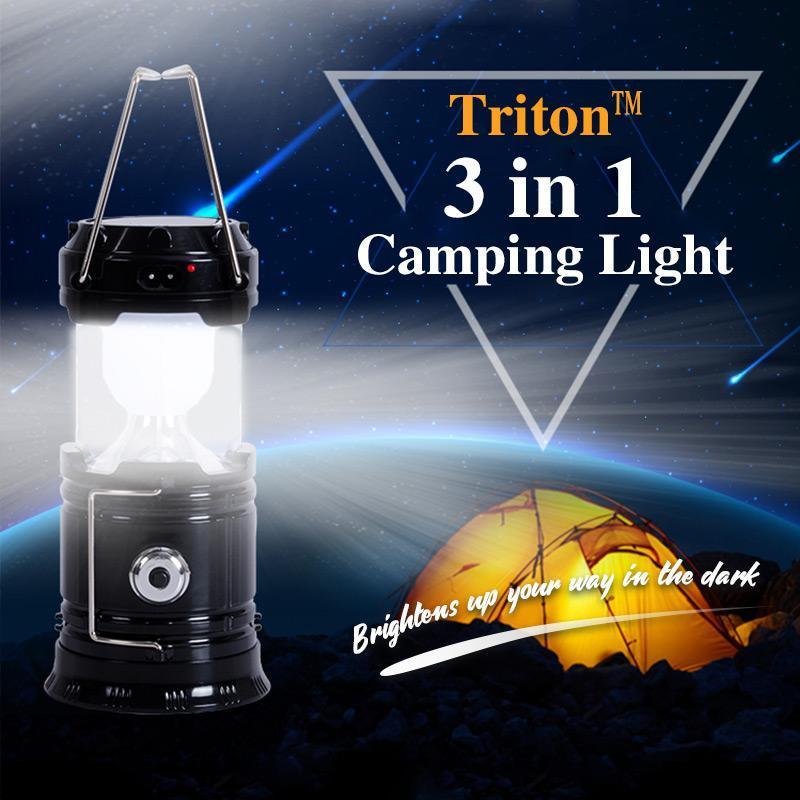 FlameLite™ – Die 3-in-1 Campinglaterne mit Flammen-Effekt