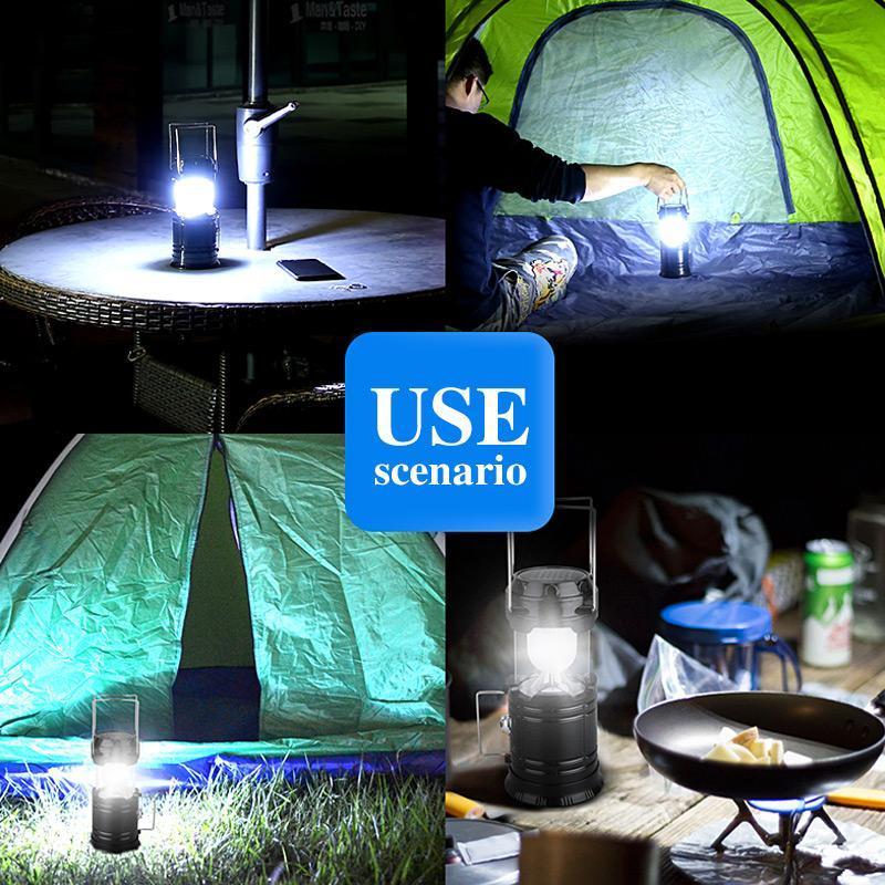 FlameLite™ – Die 3-in-1 Campinglaterne mit Flammen-Effekt