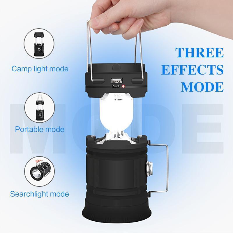 FlameLite™ – Die 3-in-1 Campinglaterne mit Flammen-Effekt