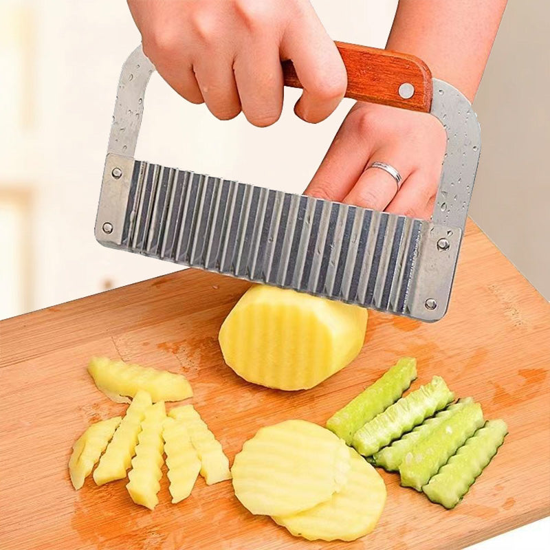 ChopRipple - Edelstahl-Wellen-Kartoffelschneider