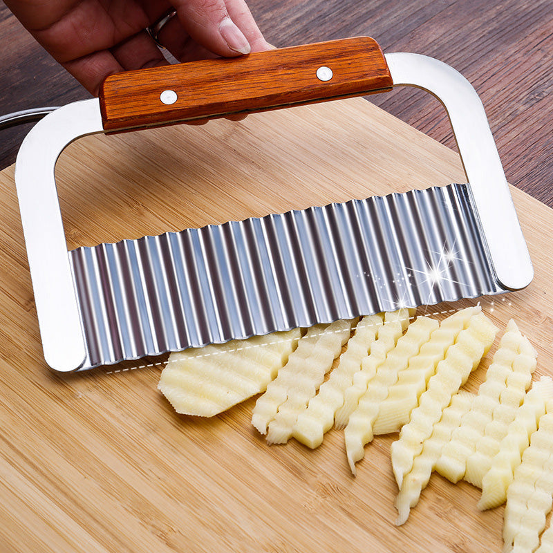 ChopRipple - Edelstahl-Wellen-Kartoffelschneider