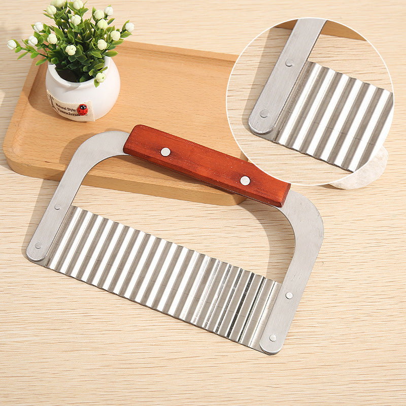 ChopRipple - Edelstahl-Wellen-Kartoffelschneider