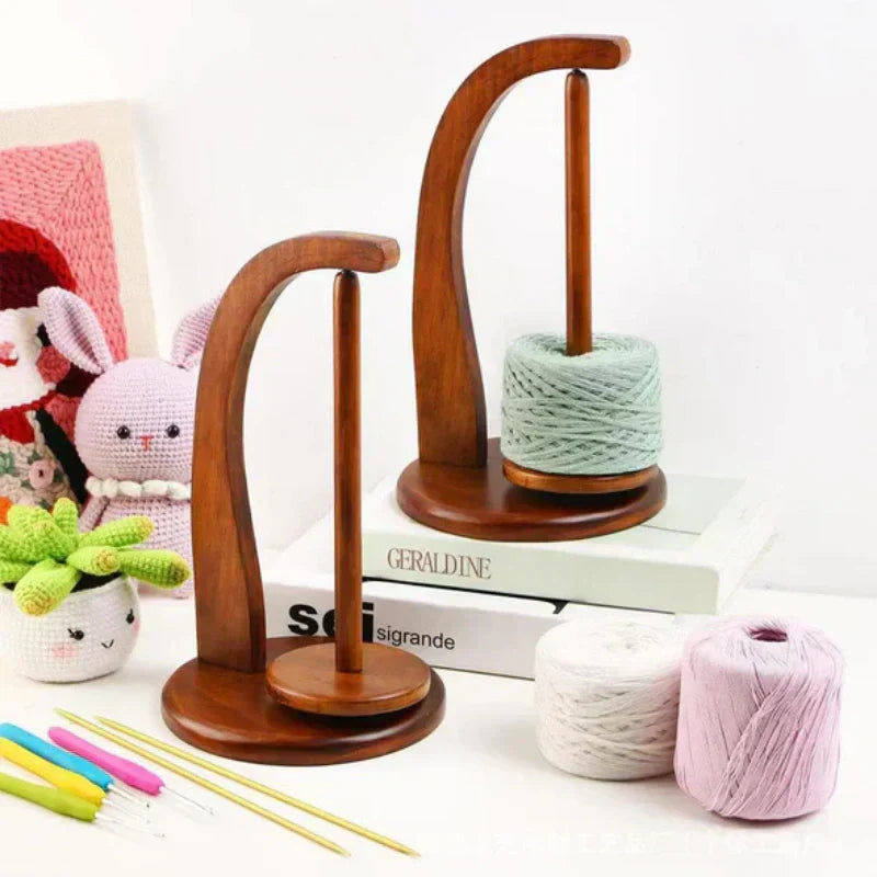 YarnRack™ - Haltbarer Holzspulenhalter mit Rotationsdesign [Letzter Tag Rabatt]