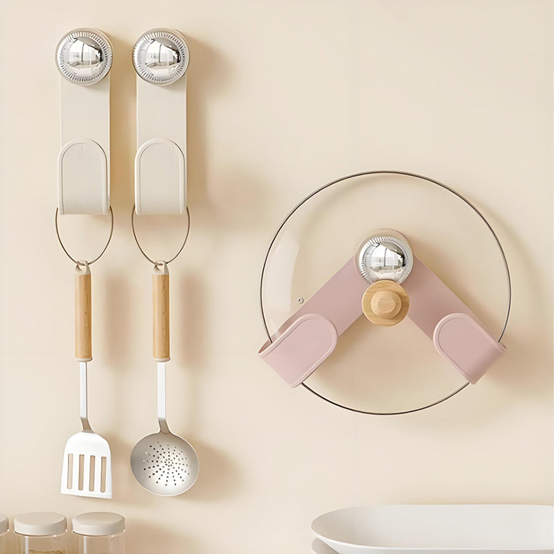 WallLid - Verstellbarer Topfdeckelhalter für die Wandmontage Set