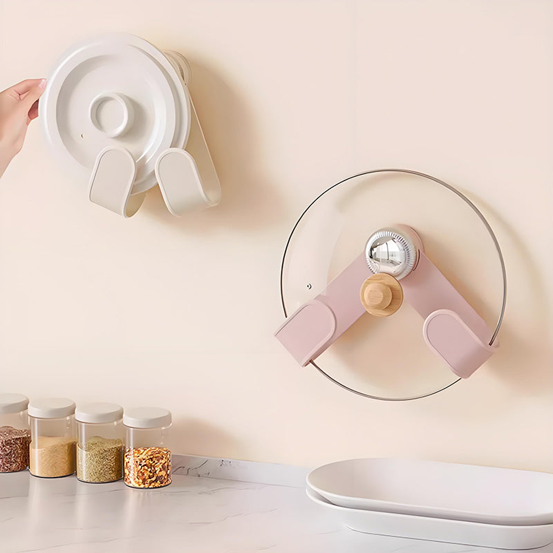 WallLid - Verstellbarer Topfdeckelhalter für die Wandmontage Set