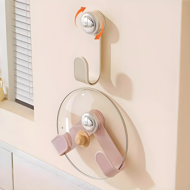 WallLid - Verstellbarer Topfdeckelhalter für die Wandmontage Set