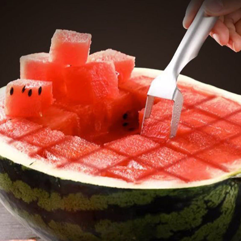 2+1 GRATIS | Slice&Serve – Saubere Obstwürfel in Sekunden!