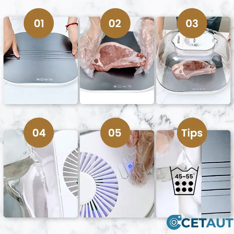FreshThaw Pro – Fleisch in Minuten statt Stunden!