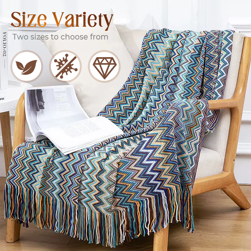 CasaLunaWeave – Boho-Decke, die Wärme und Stil vereint