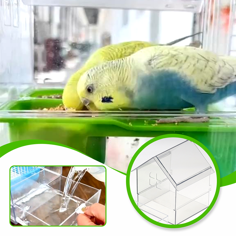 ClearFeast Bird – Sauber füttern ohne Futterchaos!