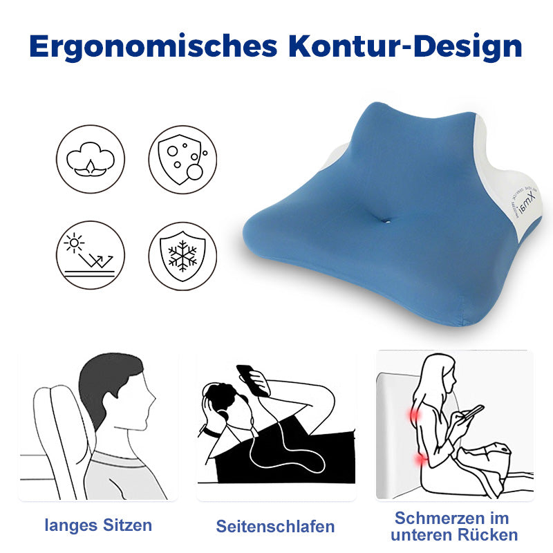 DreamAlign – Ergonomisches Memory Foam Kissen für erholsamen Schlaf!