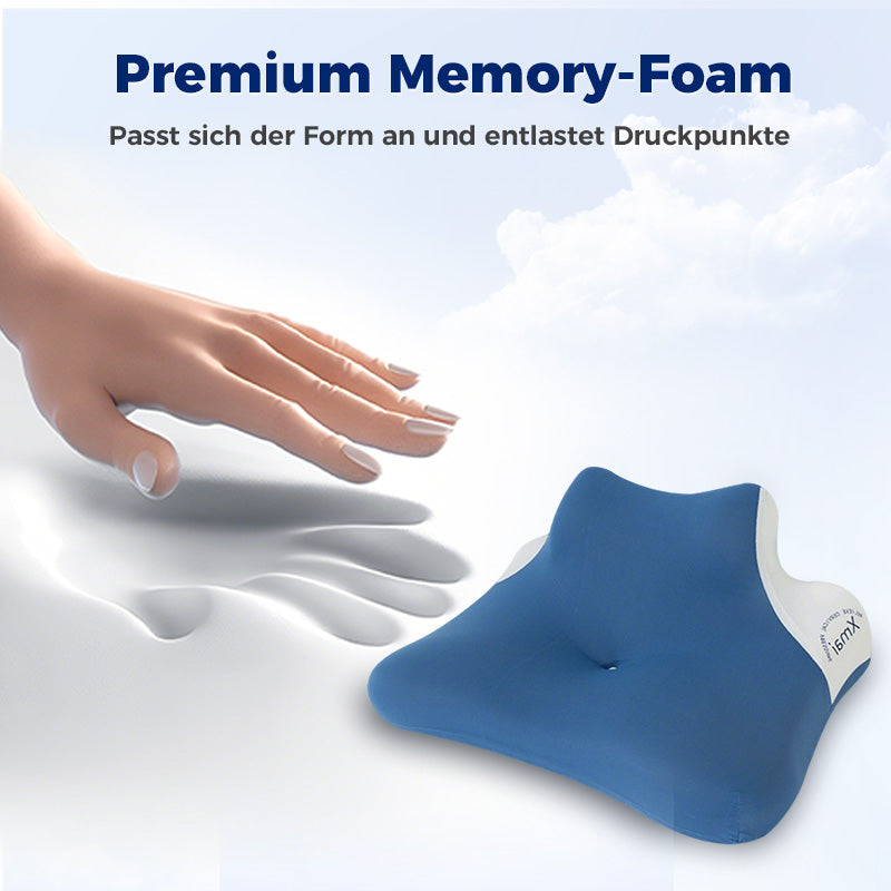 DreamAlign – Ergonomisches Memory Foam Kissen für erholsamen Schlaf!