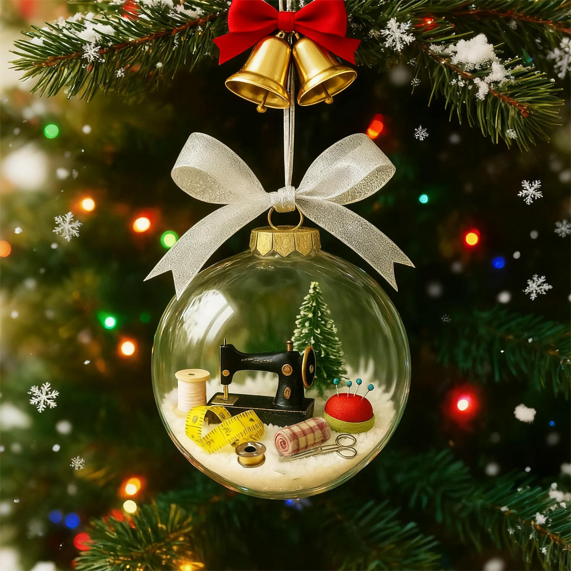 JoySphere – Ein Hauch Nähmagie für deinen Weihnachtsbaum