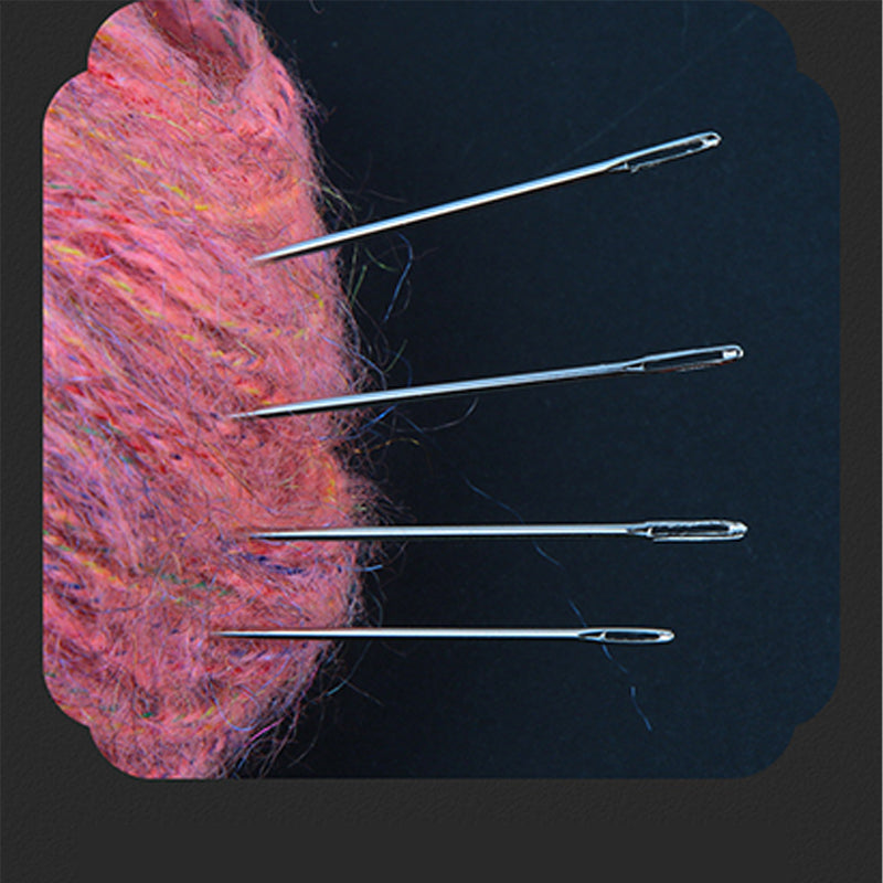 EmbroiMaster – Scharfe Nähnadel-Set mit großem Öhr
