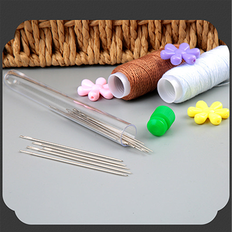 EmbroiMaster – Scharfe Nähnadel-Set mit großem Öhr