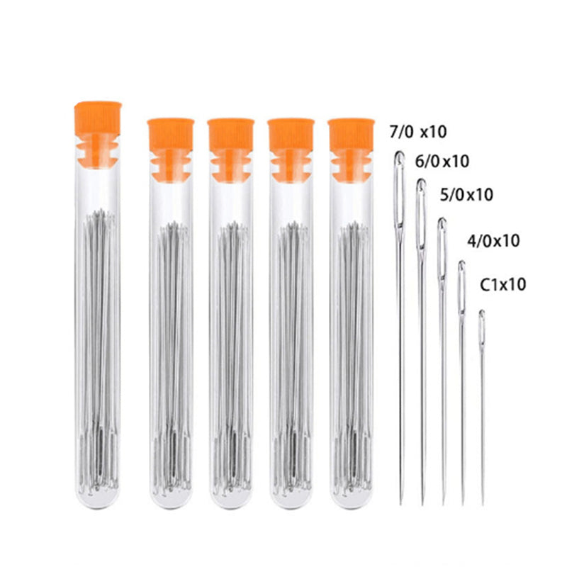 EmbroiMaster – Scharfe Nähnadel-Set mit großem Öhr