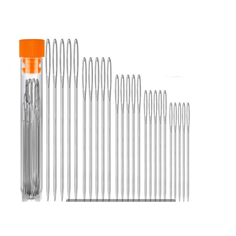 EmbroiMaster – Scharfe Nähnadel-Set mit großem Öhr