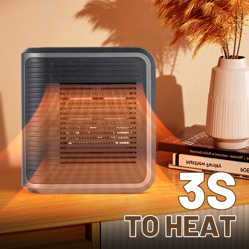 HeatWave – Kompakte Wandheizung mit Thermostat & Timer
