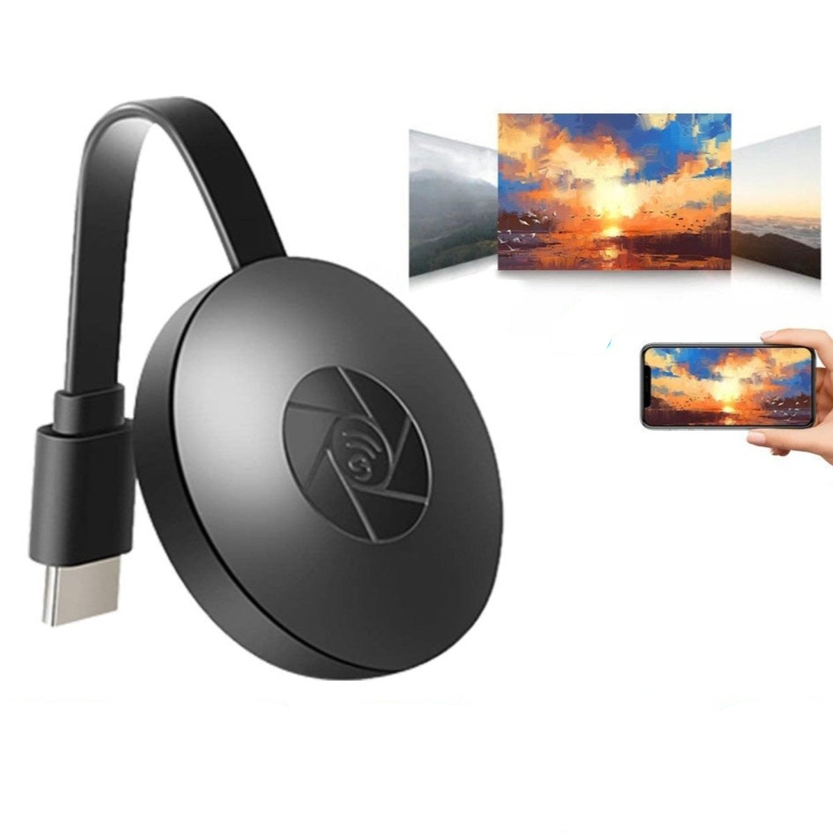 Streamora Wireless HDMI Stick | Full HD Streaming | Plug & Play | Kompatibel mit iOS, Android & Windows