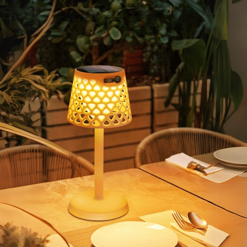 Lunetra Flex | Solar Tischleuchte | USB & Solar | Für Innen & Außen