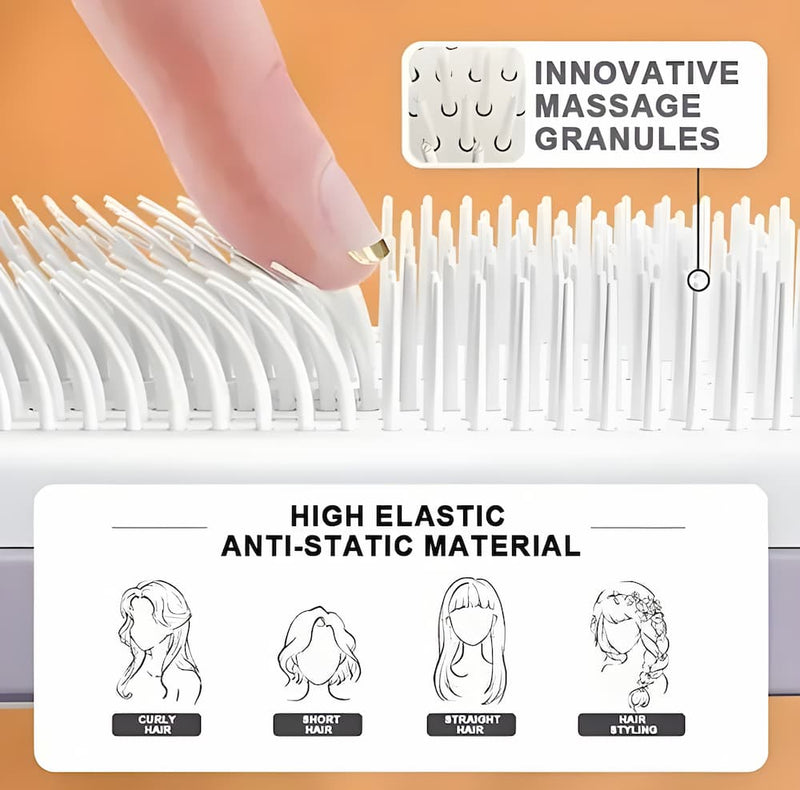 HushBrush™ – Drehen, entwirren &amp; sauber bleiben!