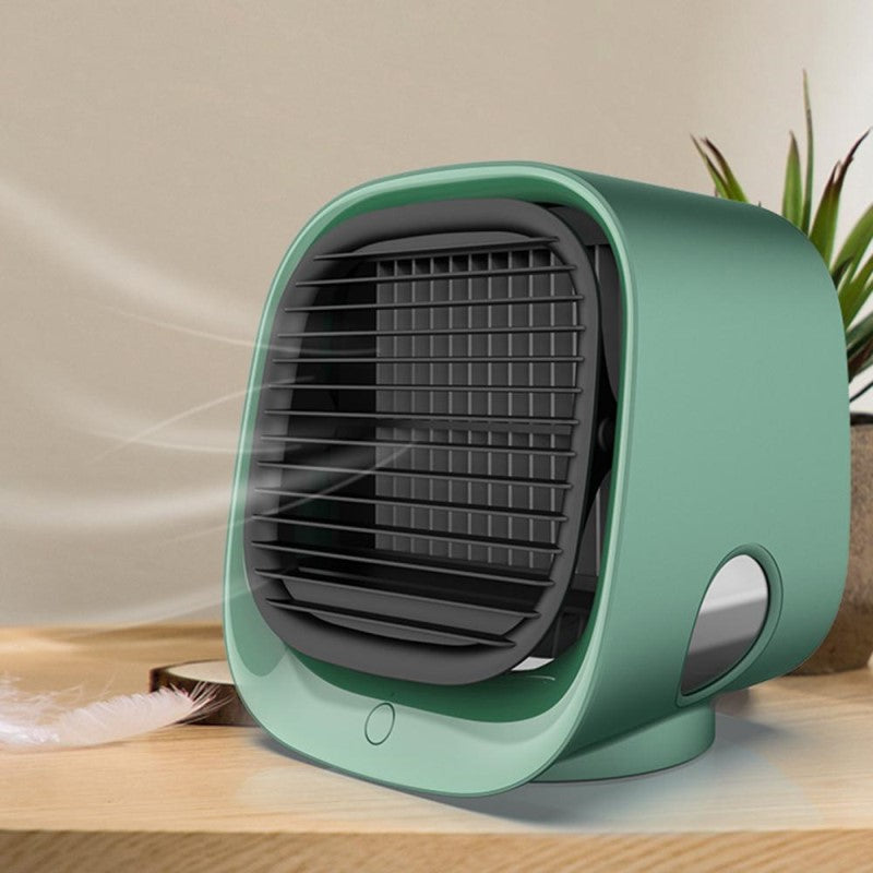 Coolivio | Mini-Luftkühler | 2-in-1 Kühlung & Befeuchtung | Schlafzimmer, Büro & unterwegs