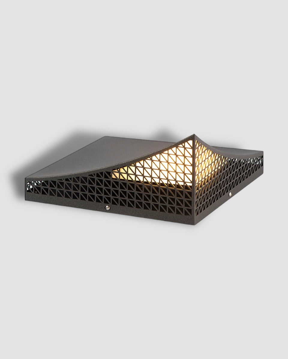 LumiSphere | Solar Wandleuchte mit Sensor | Wetterfest & Energieeffizient | Edelstahl & Aluminium