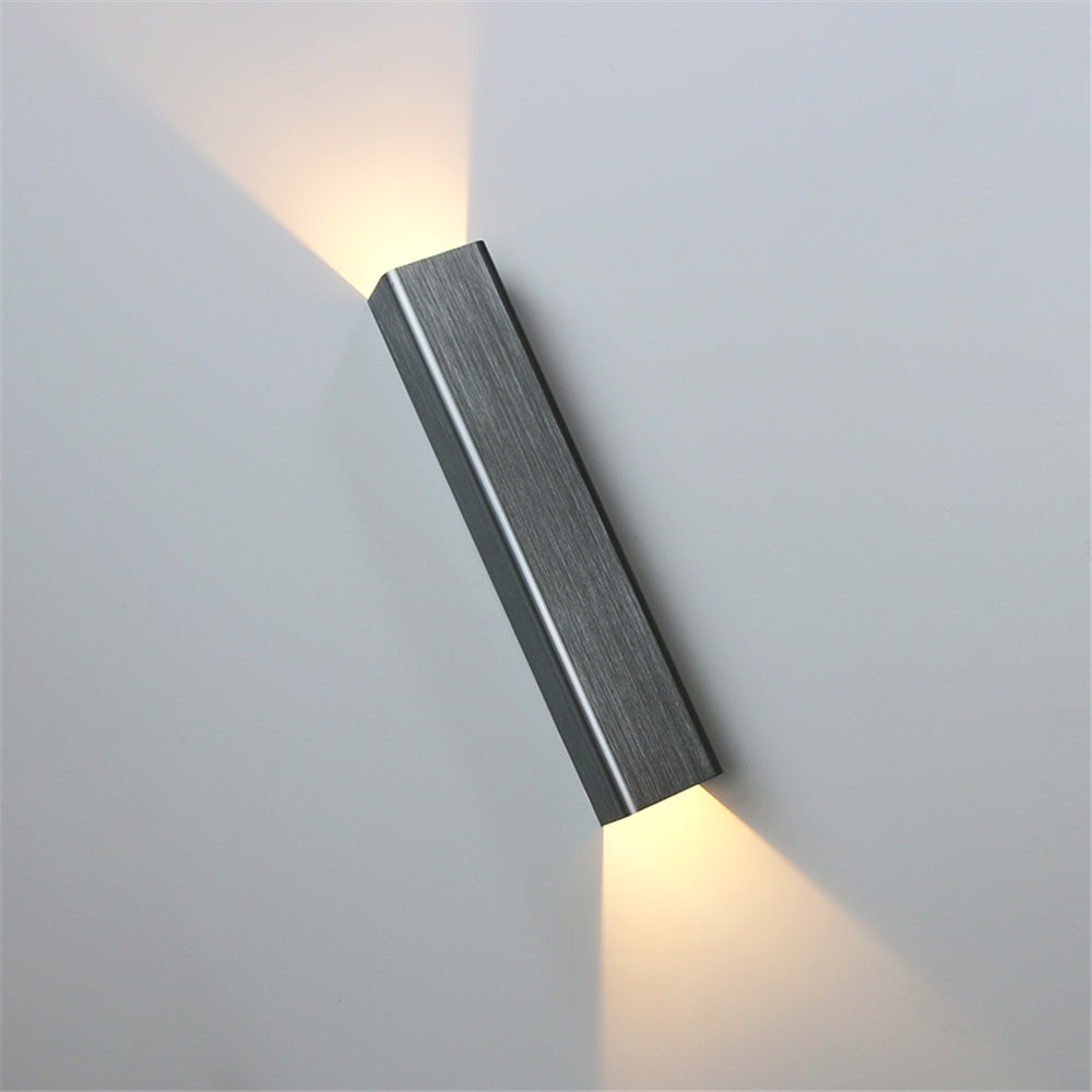 LumoSphere | Solar Up-Down Wandleuchte LED | Energiesparend & Automatisch | 3 Lichtfarben