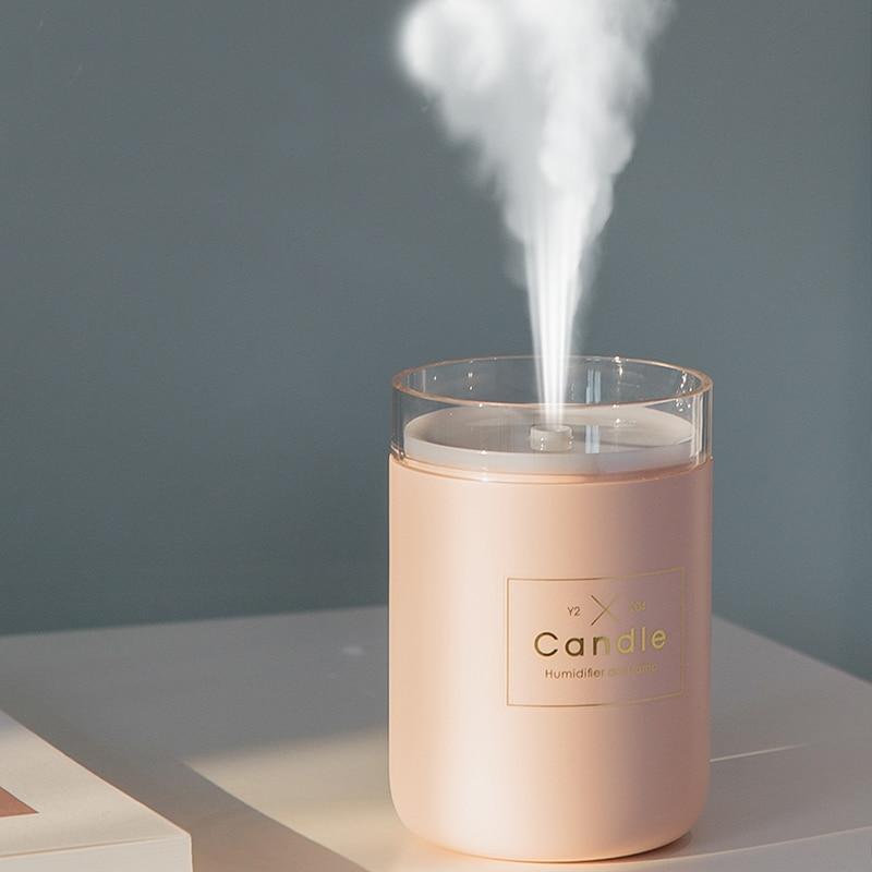 ScentaMist - Eleganter Aromatherapie-Luftbefeuchter in Kerzenform
