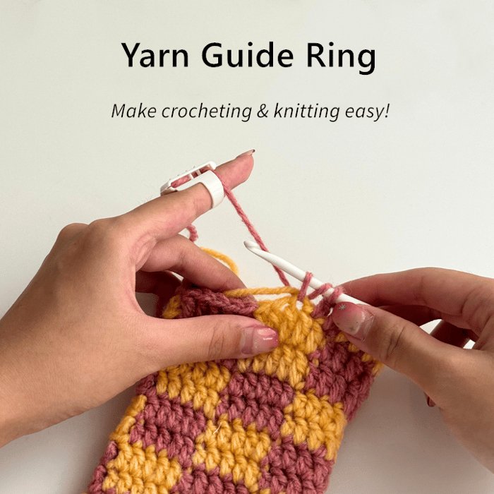 1+1 GRATIS | KnitRing™ - Garnführungsring zum Häkeln und Stricken [Letzter Tag Rabatt]