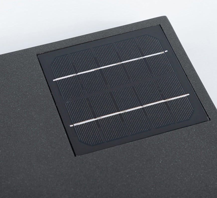 LumiSphere | Solar Wandleuchte mit Sensor | Wetterfest & Energieeffizient | Edelstahl & Aluminium