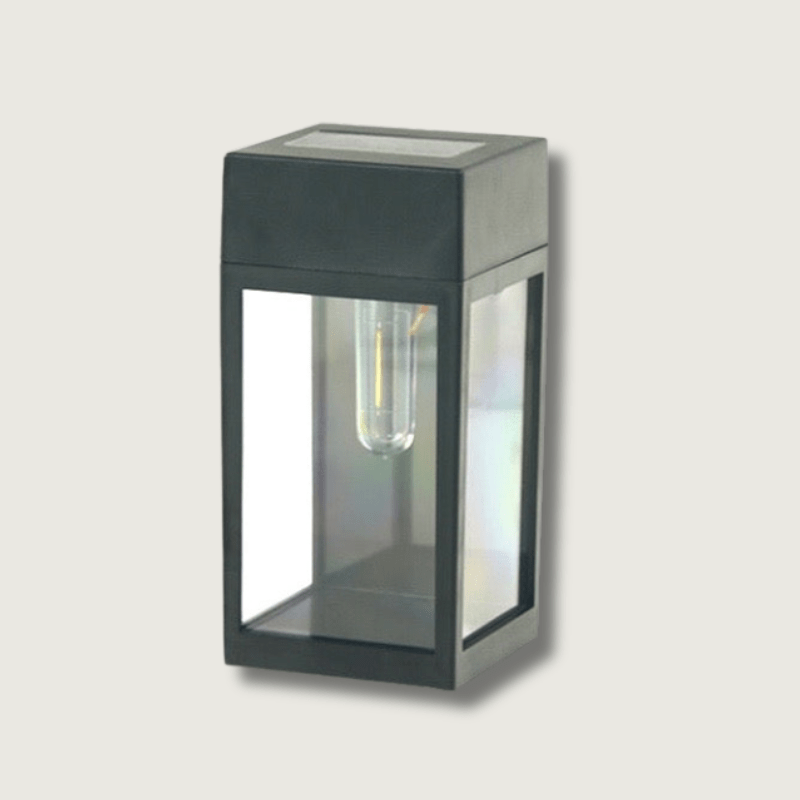 Lumeva Solar Wandleuchte | Elegantes Design mit LED | Automatischer Betrieb | Wetterfest & Energiesparend