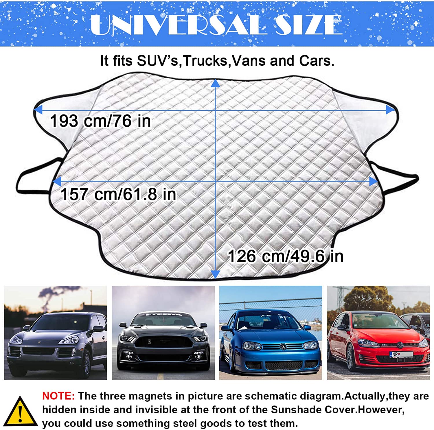 CarCover - Magnetische Anti-Schnee-Decke